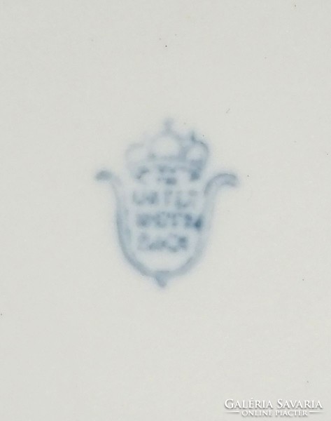 1D087 Retro Unterweissbach porcelán dísztányér 16 cm