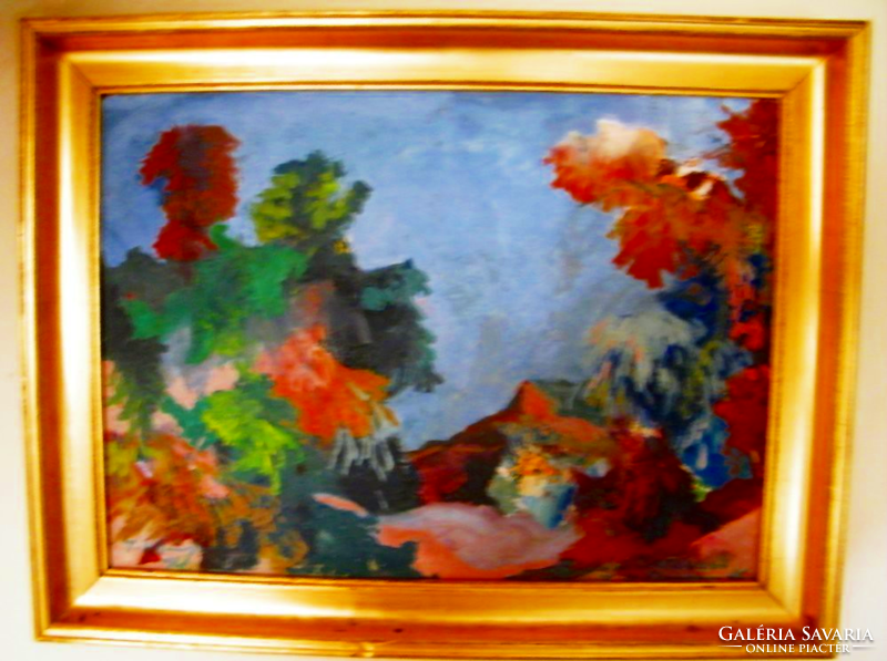 Tiszai Nagy Menyhért: A szép misztérium c. olaj festménye