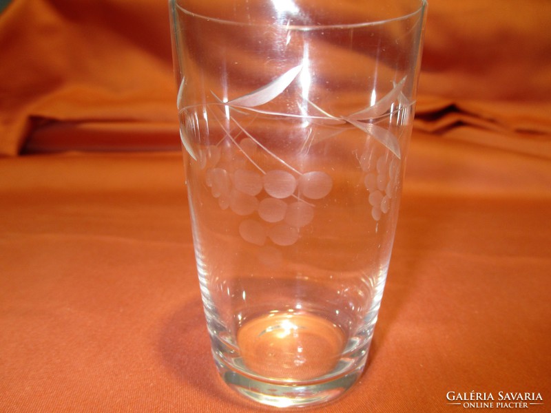 Régi boros üveg pohár
