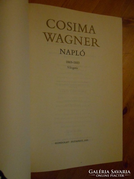 Cosima Wagner: Napló