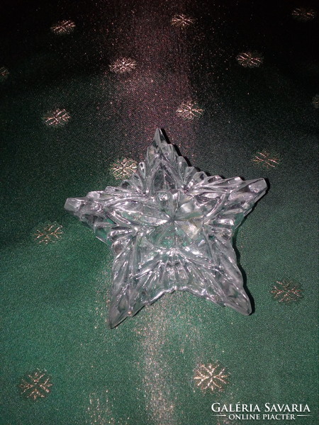 Csillag alakú üveg bonbonier