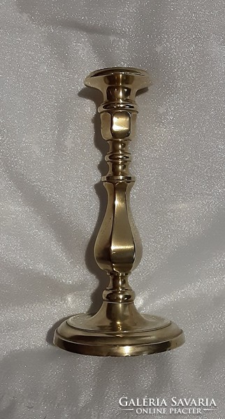 Antique copper candle holder, brass 23 cm, in good condition, solid