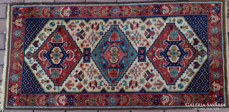 Hand-knotted wool carpet, tapestry