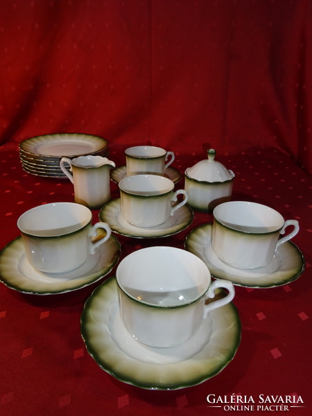 Eschenbach bavaria German porcelain, tea set for five + cake plate. He has!