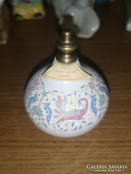 Porcelán parfüm tartó ( Chanel? 