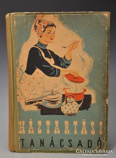 Household consultant, cookbook of the Pest newspaper, 1918 - 1919, rare. Original edition.