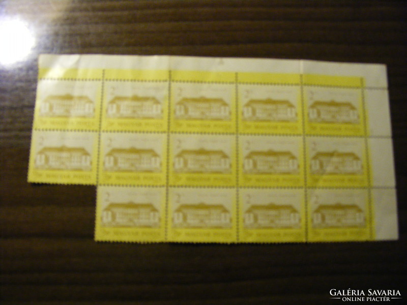 14 Pcs 1986 2 ft stamp castle series