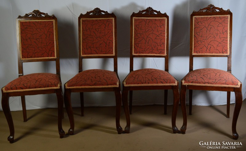 4 antique neo-baroque chairs