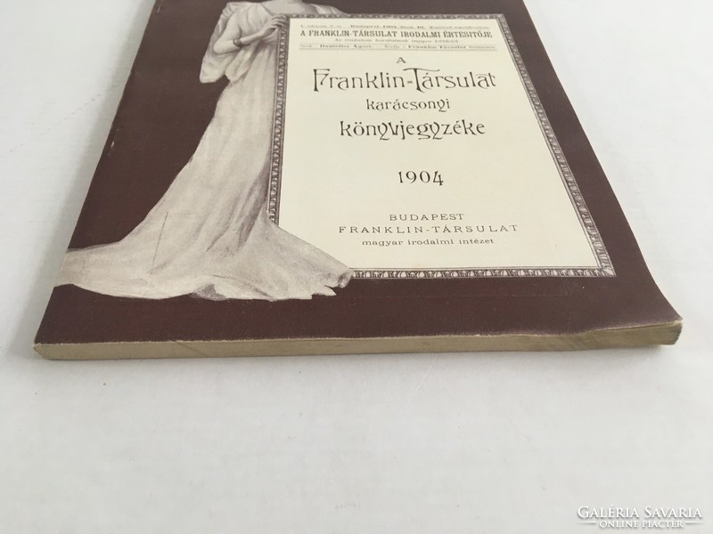 A Franklin Társulat karácsonyi könyvjegyzéke 1904.