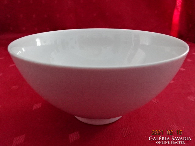 Lowland porcelain white bowl, diameter 14 cm, height 7.5 cm. He has!