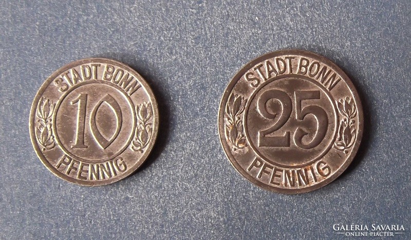 Bonn - 10 - 25 pfennig 1920 (Beethoven)