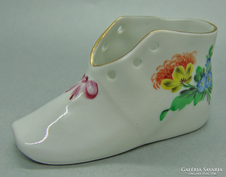 B78 Ó Herendi virágmintás cipő 7570 formaszámmal - hibátlan szép állapotban