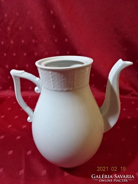 Herend porcelain, white teapot without lid. He has!