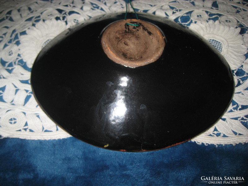 Retro, wall bowl, nice condition, from the 60s, 18 x 15 cm