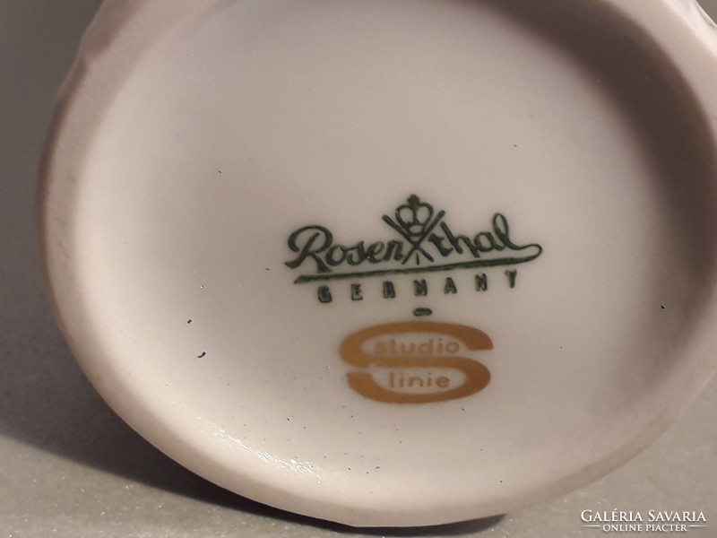Hans wohlrab vintage rosenthal op-art porcelain vase half price