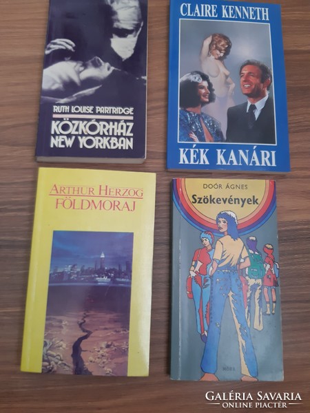 4 old books together