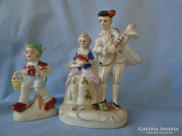 2 db régi német porcelán nagyon finoman kidolgozott darabok csak egyben eladó