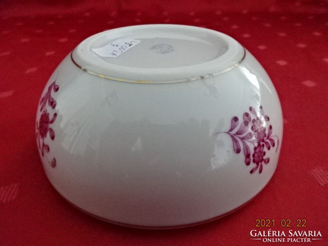Herend porcelain sugar bowl with Appony pattern. Upper diameter: 11.5 cm. He has! Jokai.