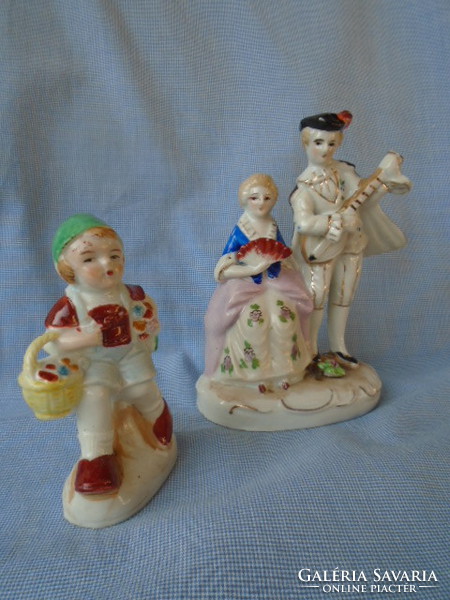 2 db régi német porcelán nagyon finoman kidolgozott darabok csak egyben eladó