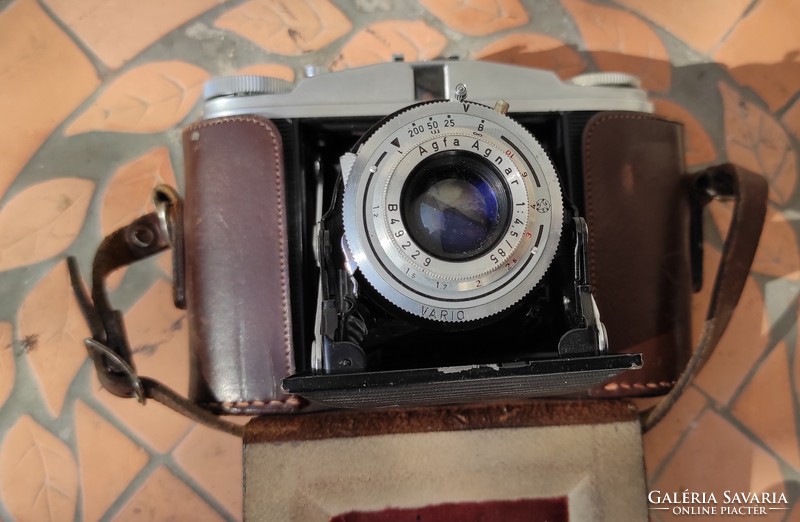 Camera antique, camera, accordion system, marked.Agfa isolette type! .Foldable