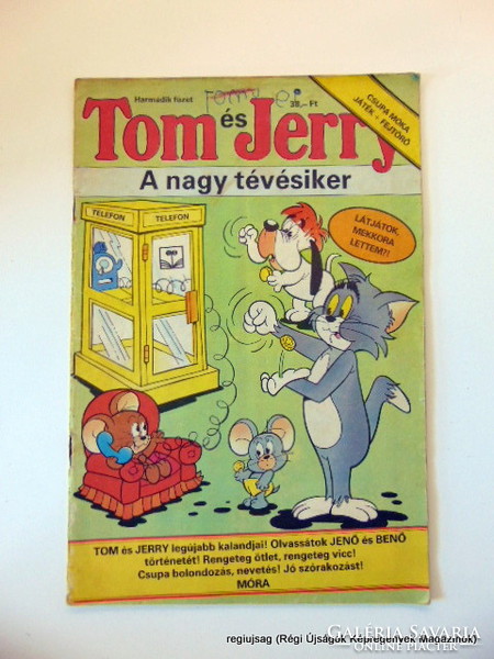 1987 ?  /  Tom és Jerry  /  Képregények :-) SZÜLETÉSNAPRA! Szs.:  16008