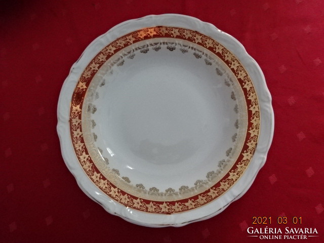 Schmidt Brazilian porcelain deep plate, diameter 23.5 cm. He has!