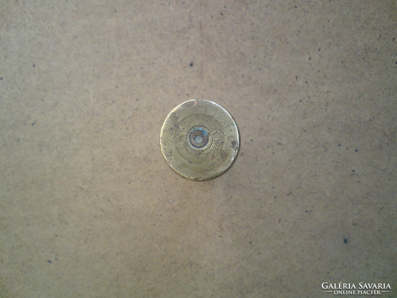 Régi réz  lőszerhüvely (töltényhüvely) 15 cm