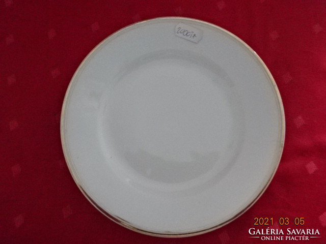Czechoslovak porcelain, antique cake plate, diameter 19 cm. He has!
