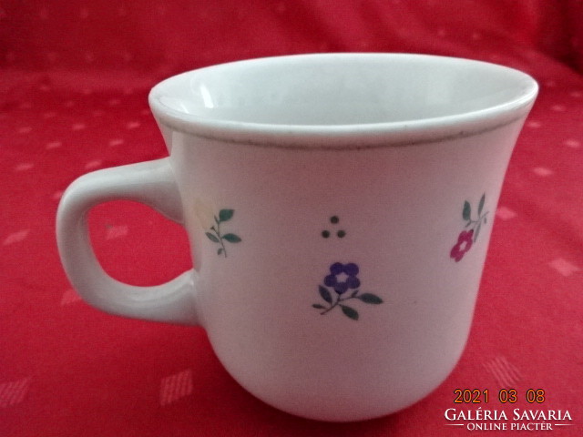Luciano Italian porcelain, flower-patterned teacup, height 7.8 cm. He has!
