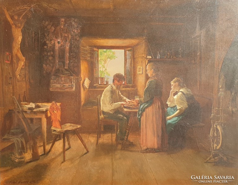 Festl Josef jelzéssel: Családi idill, 1876