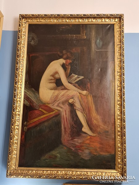 Old french huge painting