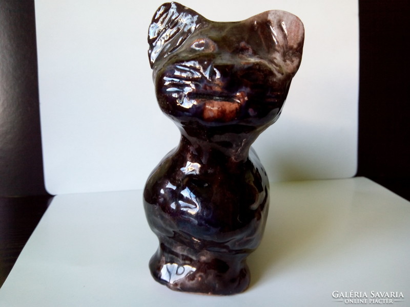 Now on sale!!! Nagyobbacska cat ceramic cat statue is also a nice gift for cat lovers