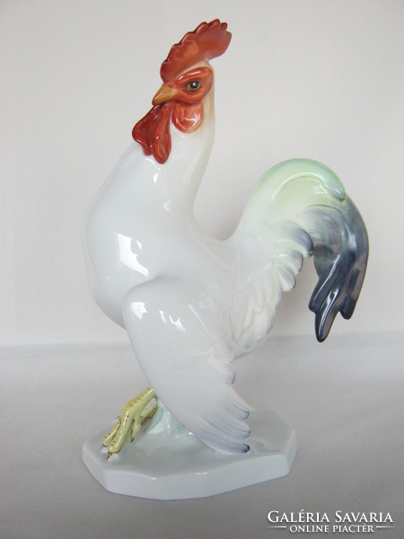 Herend porcelain rooster large size 23 cm