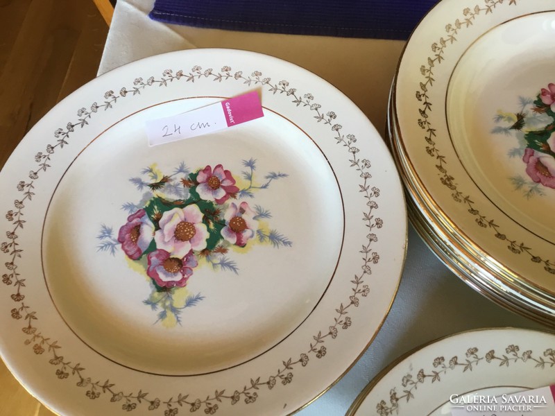 French amandinoise cannes antique plates 6+6+6