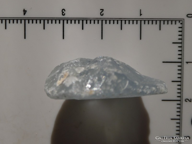 Természetes, nyers Cölesztin / Szelesztit ásvány darab. 12,15 gramm Ékszeralapanyag.