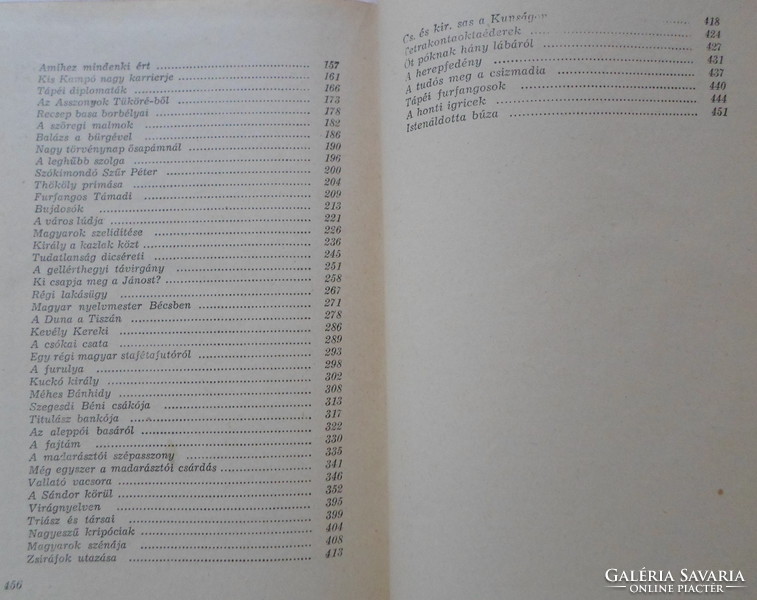 Móra Ferenc: A tápéi furfangosok I-II. (válogatott elbeszélések, Aranykönyvtár sorozat, 1962)