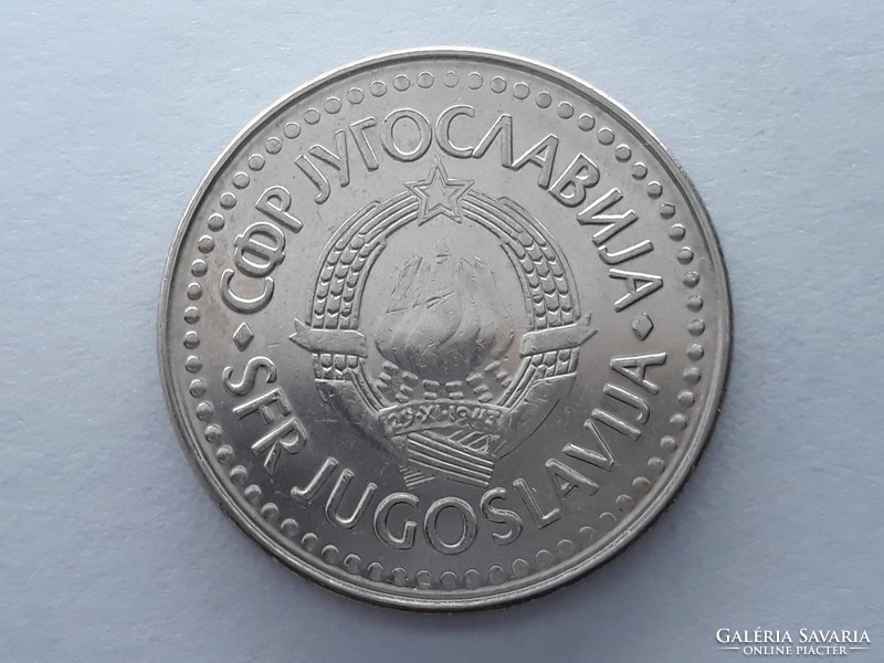 Jugoszlávia 100 Dínár 1987 - Jugoszláv 100 Dinara (dinarjev) 1987 külföldi pénz, érme