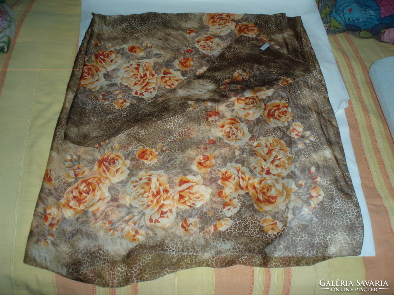 Vintage Italian giant silk scarf zetha