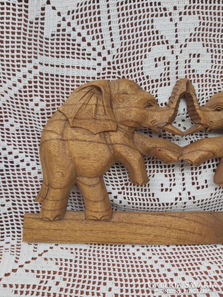 Gyönyörű fából elefánt elefántok fa elefánt disz  ,Gyűjtői darab