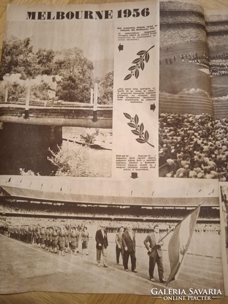 Melboumei Olimpia  KÉPES KÜLÖNKIADÁS 1956 DEC 4