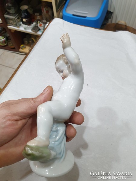 Herendi porcelán figura 