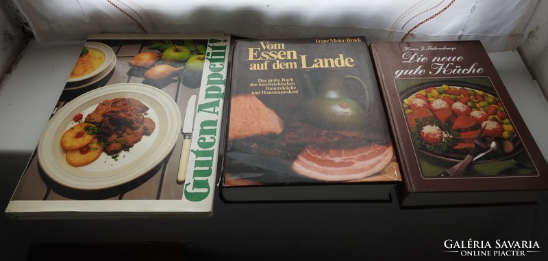 Német szakácskönyv DIE NEUE GUTE KÜCHE / VON ESSEN AUF DEM LANDE / GUTEN APPETIT!