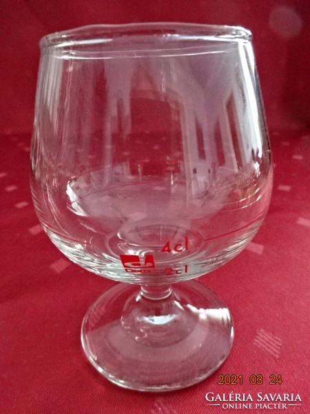 Sole cognac glass 2-4 cl Dema branding 2 pieces for sale. He has!