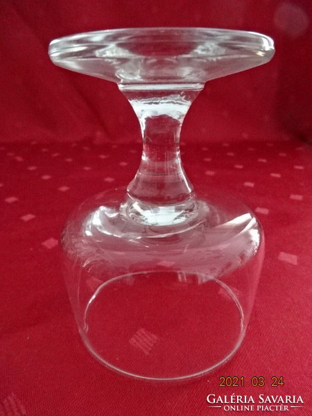 Glass cocktail glass with stem, diameter 6 cm. 3 pcs for sale together. He has!