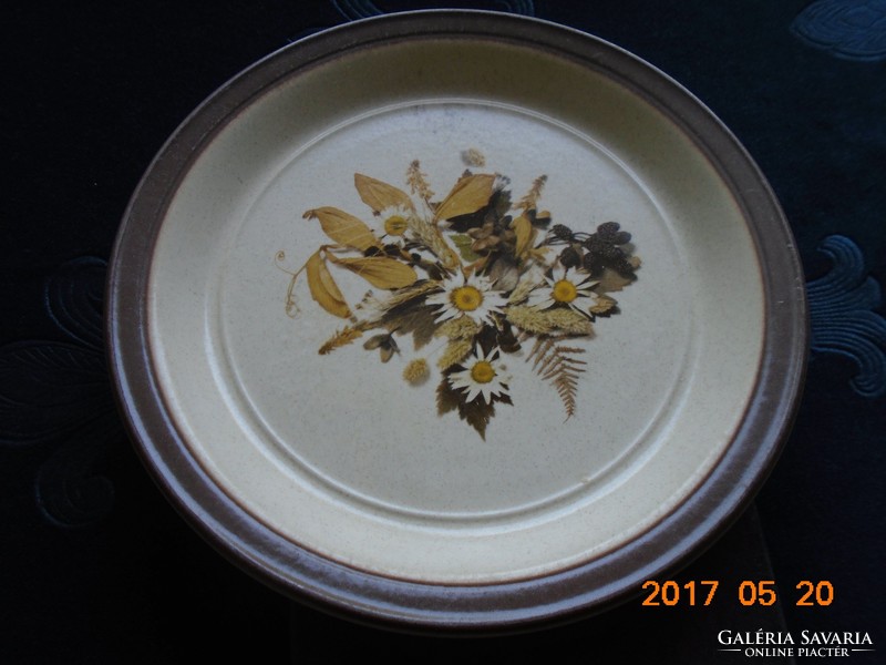 Doverstone staffordshire vintage english porcelain bowl with bouquet of field flowers