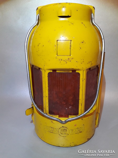 MOST MEGÉRI ÁR!!! Loft Industriar Feuer Hand  jelző hajó vihar lámpa az '50 évekből 2 darab darabár