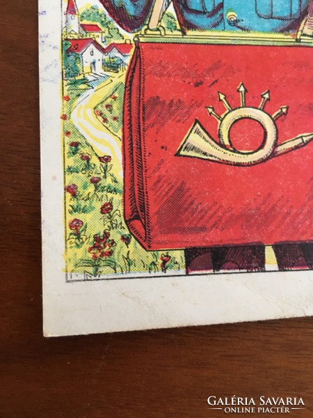 Hibátlan antik postatiszta képeslap, Nemesi Képkiadó