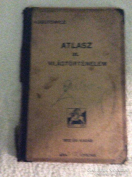 Kogutowicz Atlasz II.vilàgtörtènelem 1922 évi kiadàs