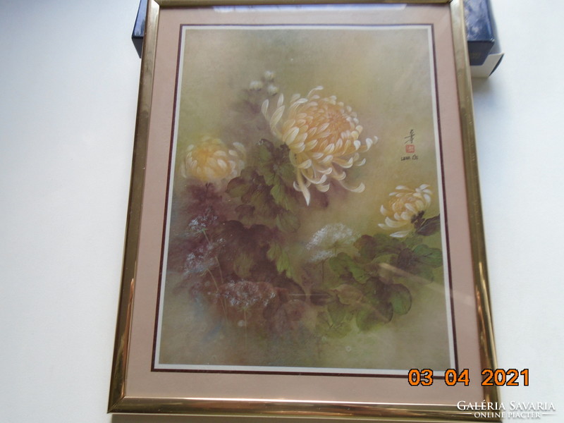 Signed print of Lena Liu's watercolor painting 