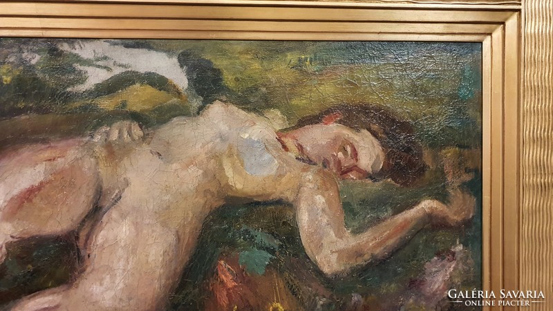 Clement Emil- female lying nude